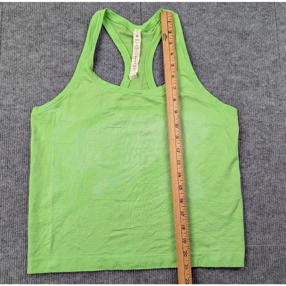 Lululemon Swiftly Tech Tank Womens 8 Green Racerback Hip Length 2.0 Athletic - Picture 6 of 6